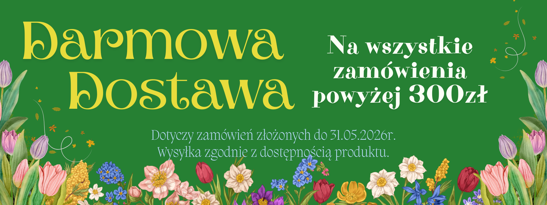 darmowa dostawa sadzimy.pl